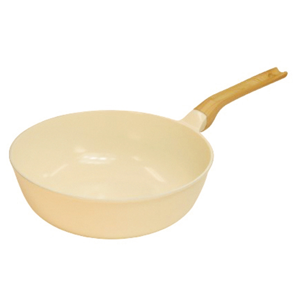 軽くて使いやすいセラミックフライパンシリーズ　ディープ28cm