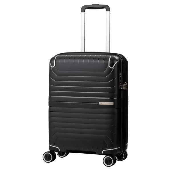 ファスナー付きキャリーケース 36L ランプブラック