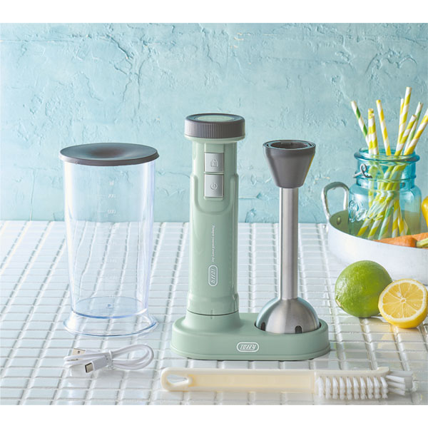 Toffy コードレスハンドブレンダー ペールアクア