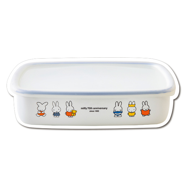 ミッフィー 浅型角容器Lサイズ